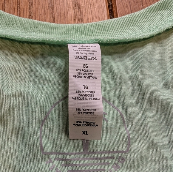 Nwt Women's Tiys Clothing Sea Green Beach Sleeveless Tank Top Size XL - Picture 2 of 4